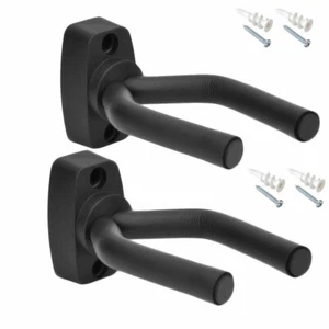 2-PACK Guitar Hanger Hook Holder Wall Mount Display Acoustic Electric. - Afbeelding 1 van 6