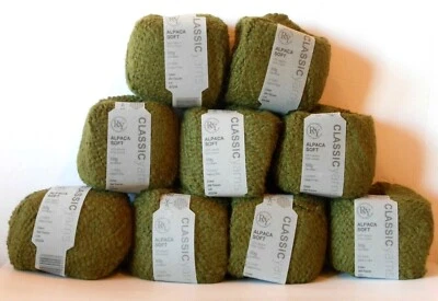 YARN - ROWAN CLASSIC YARN ALPACA - SOFT COTTON #264 TUSCAN - LOT OF 9 BALLS NEW! - Image 1 of 2