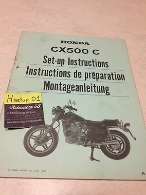 Honda CX500C Cx 500 C CX500 Custom Manual Preparation Montaje Instalacion Manual - Imagen 1 de 4