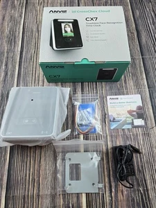 Reloj de tiempo de reconocimiento facial sin contacto Anviz CX7 pequeña empresa nuevo caja abierta - Imagen 1 de 11