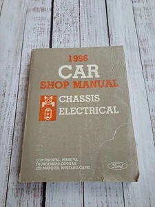 LINCOLN MARK VII THUNDERBIRD MUSTANG 1986 FORD DEALER SERVICE REPAIR MANUAL BOOK - Bild 1 von 12