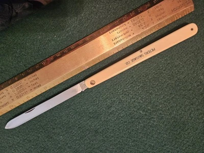 Cuchillo de melón Schrade vintage pieza publicitaria salsa de Pedro Foto 1 de 4