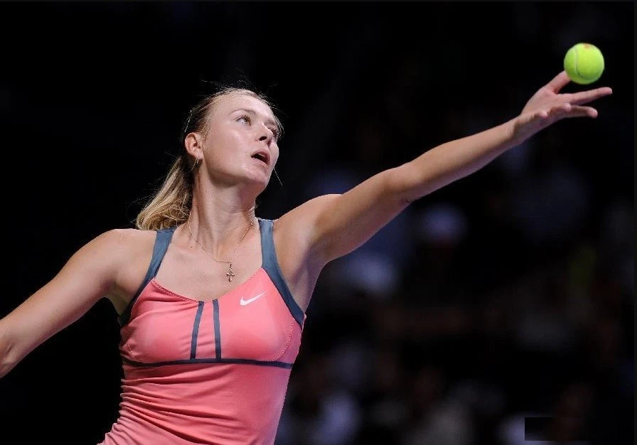 ● RARA CAMISETA SIN MANGAS DE TENIS MARIA SHARAPOVA WTA FINALS 2012 NIKE PARA MUJER S ● Foto 1 de 4