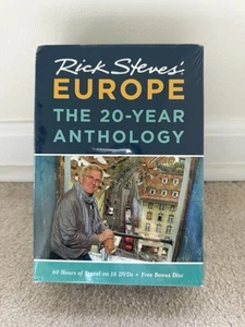 Rick Steves' Europe: The 20-Year Anthology, 17 DVD Set -60 Hours, BRAND NEW - Foto 1 di 6