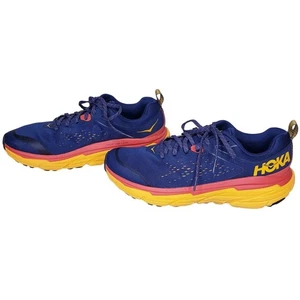 HOKA ONE ONE Challenger ATR 6 Athletic Shoes Sneakers Men's 11D Navy Orange Red - Picture 1 of 13