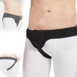 Herren Leistenbruch Stützgürtel für Männer Traversenbandage Riemen Schmerzlinderung UK - Bild 1 von 17