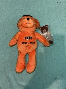 NOLAN RYAN 1999 EXPRESS TO COOPERSTOWN BEAN BEAR #16424 of 36000 Orange NWT - Picture 1 of 5