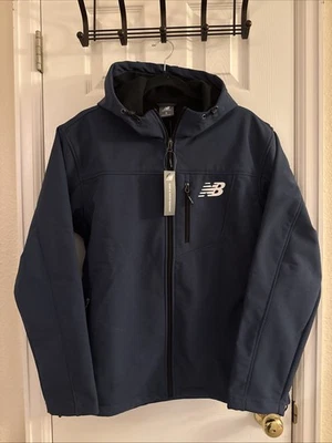 Chaqueta New Balance Resistente al Viento y al Agua Cremallera Completa Azul Talla: M NUEVA Con Etiquetas Foto 1 de 4