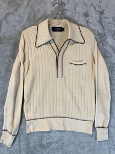 Vintage Coordinated Sportswear Sweater Mens Medium Knit Pullover JC Penney 70s - Picture 1 of 12