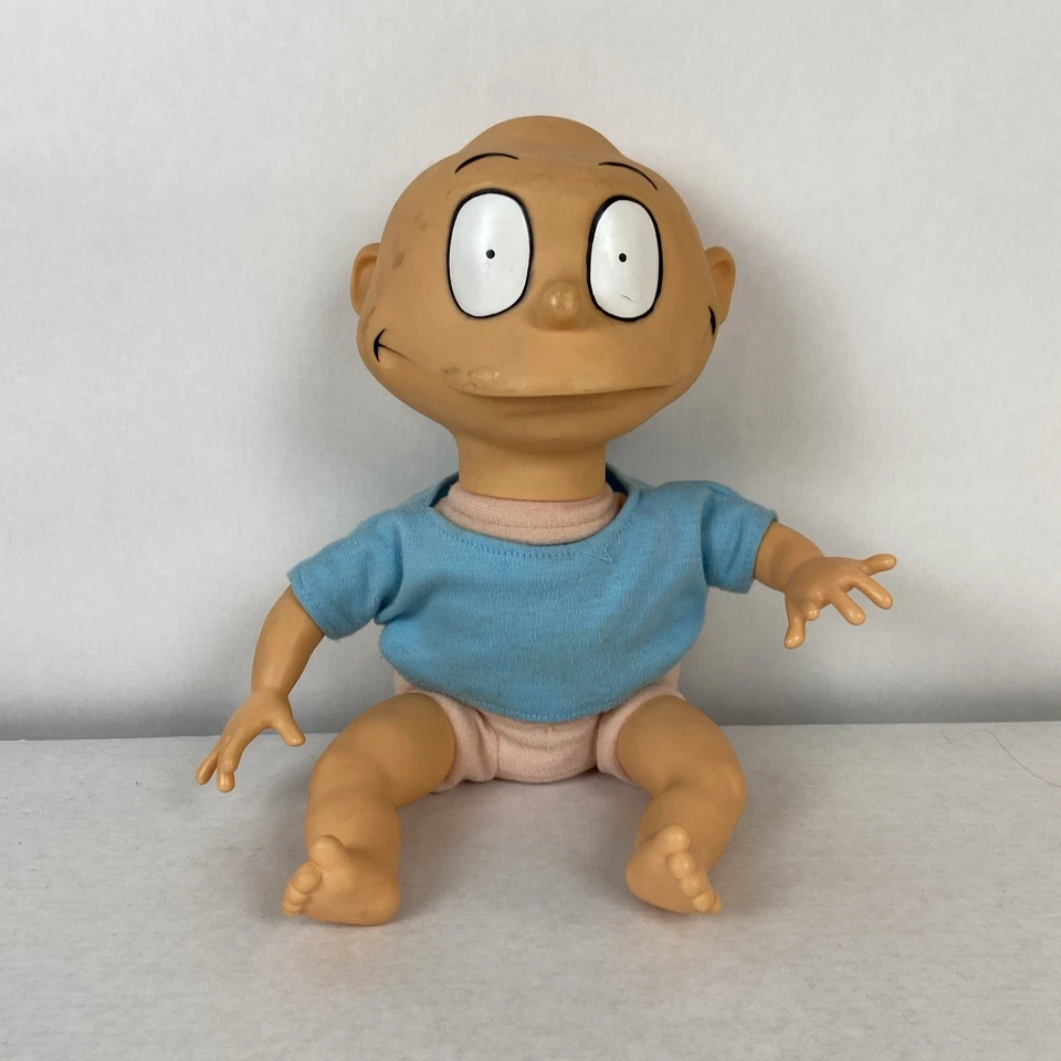Muñeco de peluche de vinilo vintage Tommy Pickles Dakin 1993 Nickelodeon Rugrats Foto 1 de 4