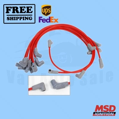Juego de cables de bujía MSD nuevo ajuste Chevrolet R10 87 Foto 1 de 2