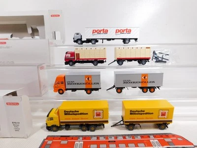 4X Wiking H0 1:87 LKW MB 0459 544 Porta 565 Vieh 573 DMS Mint+Box #DP598-1 - Immagine 1 di 4
