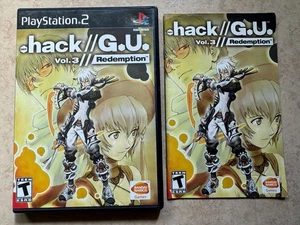 .hack G.U.: Vol. 3 Redemption (Sony PlayStation 2, 2007) Complete Tested CIB PS2 - Picture 1 of 7