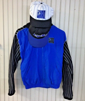 Vintage Reebok Shaquille O'Neal Orlando Magic Kids L Hooded Jacket/ 2 Magic Hats - Image 1 of 4