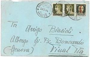 12116 ITALIA RSI - STORIA POSTALE: BUSTA 1944 - Picture 1 of 1