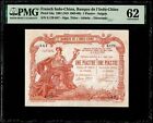 French Indochina 1 Piastre 1903-1909 P.34a PMG62