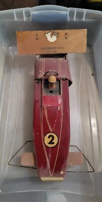 VINTAGE 1971 HANDMADE  1/8 ASSOCIATED RC-1 BODY RARE TIME CAPSULE  ORIGINAL  - Image 1 of 3