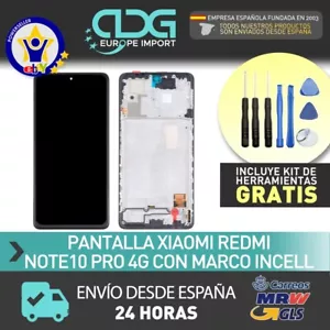 💡 👌Pantalla Xiaomi Redmi Note 10 PRO 4G CON MARCO calidad INCELL + ENVIO 24H - Imagen 1 de 1