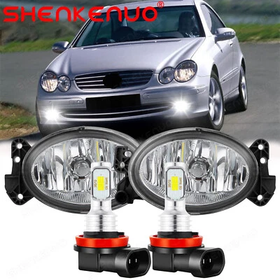 Left Right Pair Fog Lamps for 2006-2012 MERCEDES BENZ C CLK CLS E G GL R ML SL Foto 1 de 4