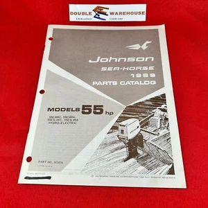 1969 Johnson 55 HP Sea Horse Hydro-Electric Parts Catalog 383874 Final Ed - Picture 1 of 3