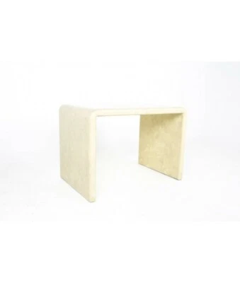 Karl Springer Lacquered Goat Skin Side End Table - Image 1 of 4