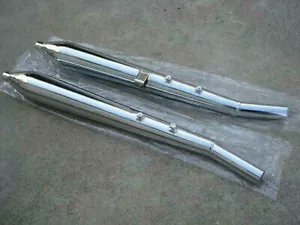 HONDA CB360 EXHAUST MUFFLER LH&RH / Brand New / 1 PAIR - Picture 1 of 8