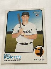 2022 Topps Heritage Nick Fortes RC Miami Marlins #149