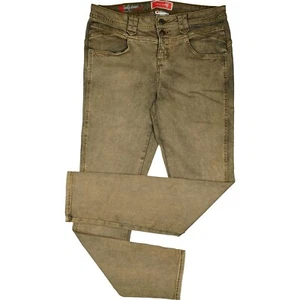 Lovely Denim STREET ONE Damen Stretch Jeans Hose Skinny Slim 40 L W31 L32 braun - Bild 1 von 5