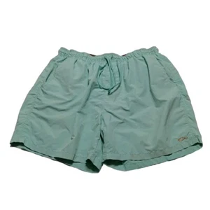DRAKE Clothing Company Swim Trunks Mens XL 40-42 Mesh Lined Shorts Green Pockets - Picture 1 of 13