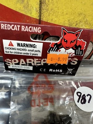 Redcat Racing BS903-106 Shoulder Washer Head Phillips Screws: 3mm X 9.5mm X 12pc - Image 1 of 3