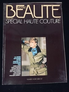 FALL/WINTER 1982-1983 VOTRE BEAUTE, VOTRE SANTE FRENCH FASHION MAGAZINE