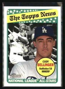 Cody Bellinger 2018 Topps Heritage #298 BASEBALL Card - Picture 1 of 2