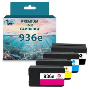 4x 936 Compatible Ink Cartridges For HP 936e OfficeJet Pro 9110 9120 9135e 9730e - Picture 1 of 4