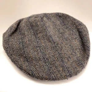 Youngan ya retro cab newsboy hat gray with blue tint - Picture 1 of 8