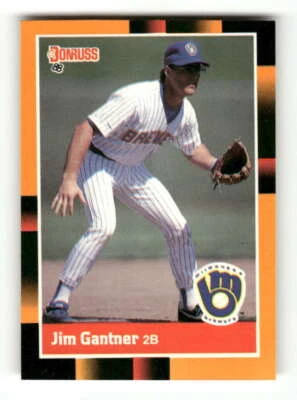 1988 Donruss Baseball's Best #53 Jim Gantner NM Near Mint Brewers BXCP31 - Image 1 of 2