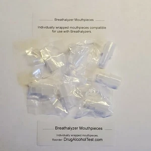 Breathalyzer Mouthpieces (10 pk) - Picture 1 of 1