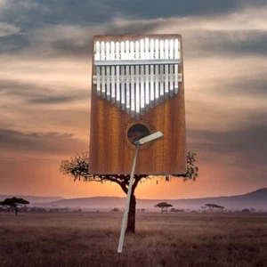 Kalimba African Thumb Piano - NIB with Instructions & Tuner - Picture 1 of 5