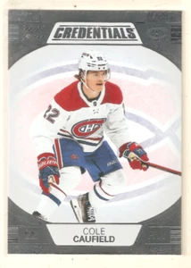 Cole Caufield 2022-23 UD Credentials Base Card #44 Canadiens - Picture 1 of 1