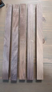 3,2 X 3,2 x 40 Cm Walnuss Amerikanischer Nussbaum Bretter Kantel Bastel - Afbeelding 1 van 4