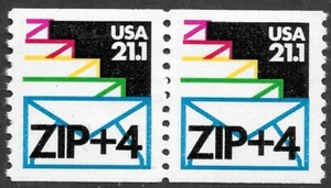United States #2150a 21.1c. Letters Issue Precanceled Coil Pair MNH XF - Picture 1 of 1