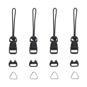 8 pezzi fibbie cinghia fotocamera sgancio rapido connettore QD loop cinghia fotocamera gancio - Foto 1 di 12