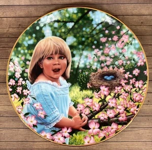 The Hamilton Collection Sara Decorative Plate Treasured Days Higgins Bond 1987  - Picture 1 of 8