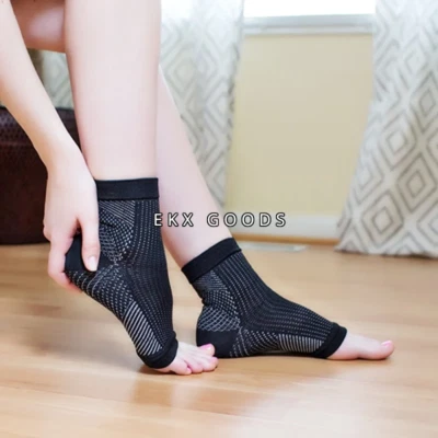 Foot Plantar Fasciitis Arch Support Compression Socks Ankle Heel Brace Sports - Image 1 of 4