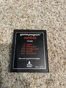 #1 Combat Atari 2601Cartridge Only  Works - Picture 1 of 3