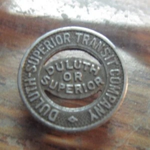 1944 Duluth-Superior Transit Company Trolley Token - Duluth, MN Minnesota - Bild 1 von 2