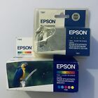 Original Epson T007 T008 Ink Cartridges For Epson Stylus Photo - BLACK & COLOUR
