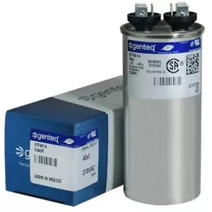40 uf MFD 370 Volt VAC - Coleman Round Run Capacitor Replaces York 1499-3731 - Picture 1 of 3