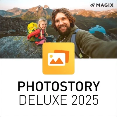 MAGIX Photostory Deluxe 2025 | Diashow | Windows 10|11 [1 Lizenz | License] - Bild 1 von 4