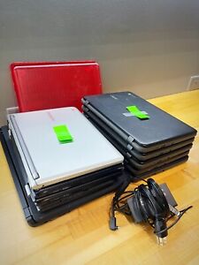 Lot of 10 Chromebooks laptops C732, C738T, C910, & 303C - Acer, Samsung, Netbook