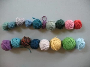 18 Balls Miscellaneous Wool/Alpaca Yarns, 195 Grams - Picture 1 of 4